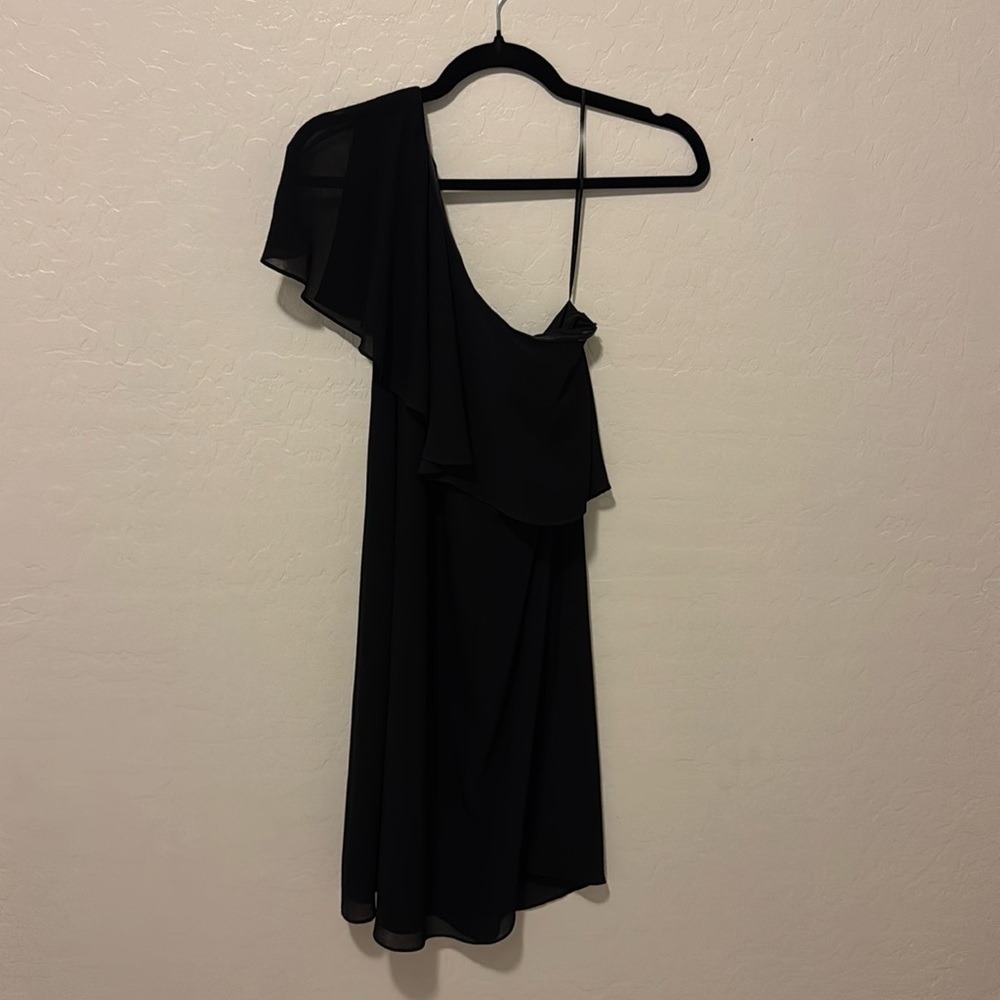 One shoulder Dress (strap used to hang on hanger)
